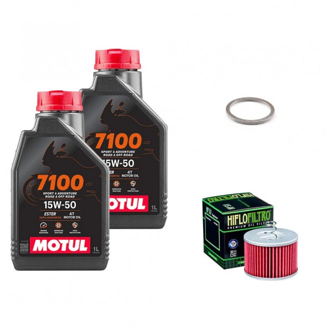 Pack Vidange Royal Enfield 350 Meteor - MOTUL 7100 15W50 2L