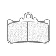 Plaquettes de frein avant CL BRAKES 1276A3+