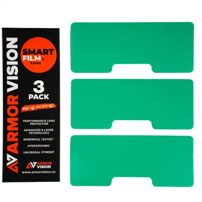 Pack films Hydrophobe ARMOR VISION x3 - 62x50x150mm