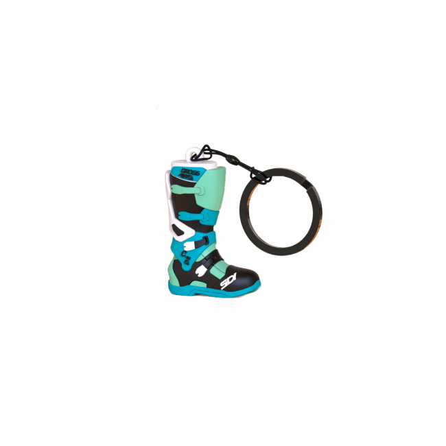 Porte-clés bottes SIDI - Messy Cyan