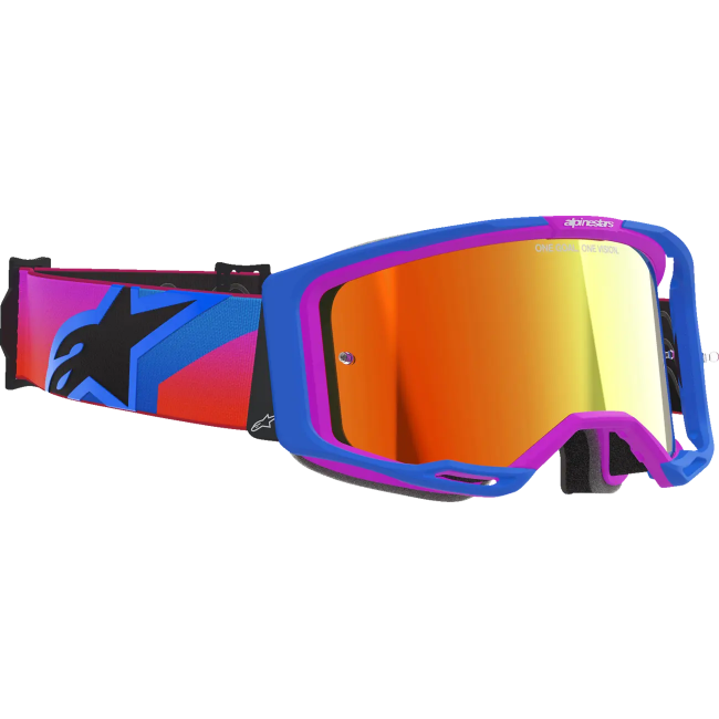 Masque Vision 8 alpinestars Bleu/ Rose