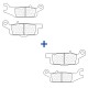 Pack Plaquettes Arrière CL Brakes Yamaha 700 Grizzly