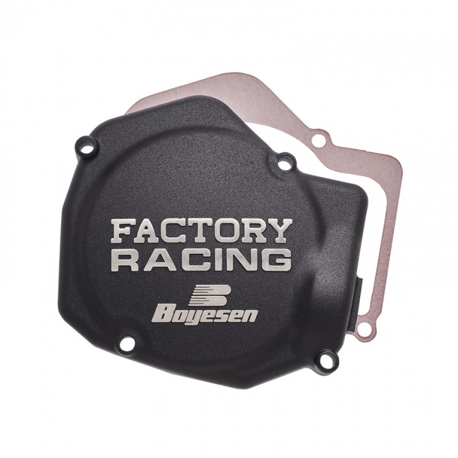 Couvercle de carter d'allumage BOYESEN Factory Racing - noir