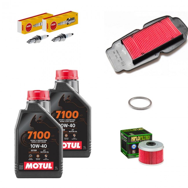 Kit entretien révision Honda Varadero 125 2007 à 2016 - MOTUL 7100