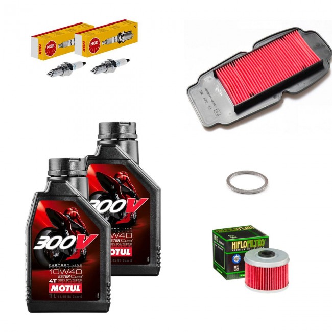 Kit entretien révision Honda Varadero 125 2007 à 2016 - MOTUL 300V