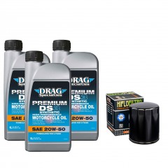 Pack vidange Harley Sportster 84/20 - Synthétique - Noir