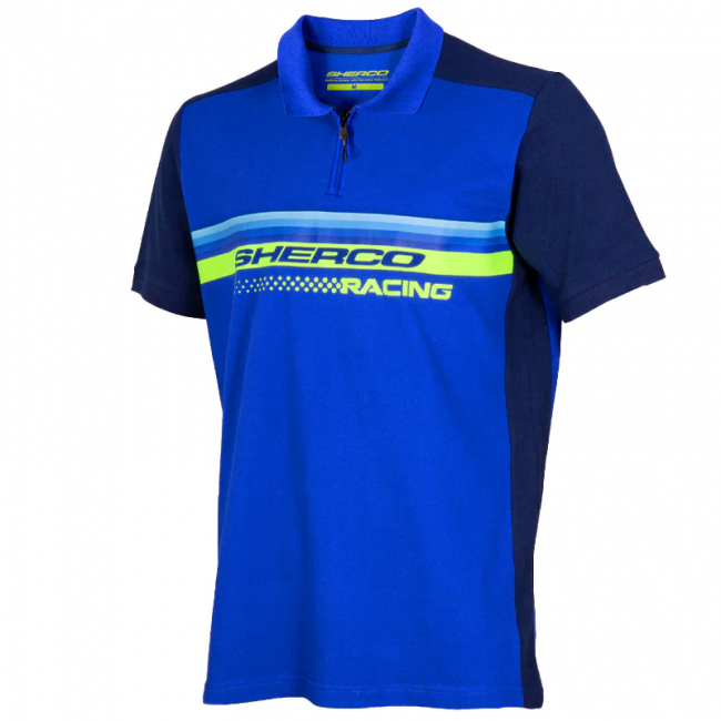 Polo SHERCO paddock bleu