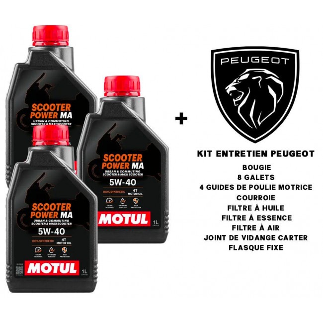 Pack entretien complet METROPOLIS - Motul Scooter Power
