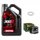Pack Vidange Aprilia Tuareg 660 - MOTUL 300V