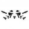 Kit plastique RTECH KOVE 800X - Noir