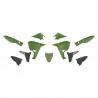 Kit plastique RTECH KOVE 800X - Vert