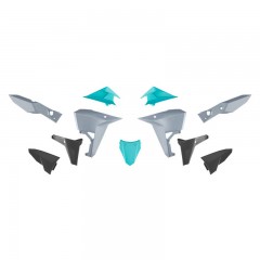 Kit plastique RTECH KOVE 800X - Gris / Bleu