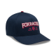 Casquette Bold Flexfit Fox bleu