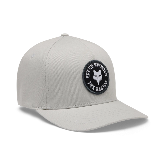 Casquette Badge Flexfit Fox Gris clair