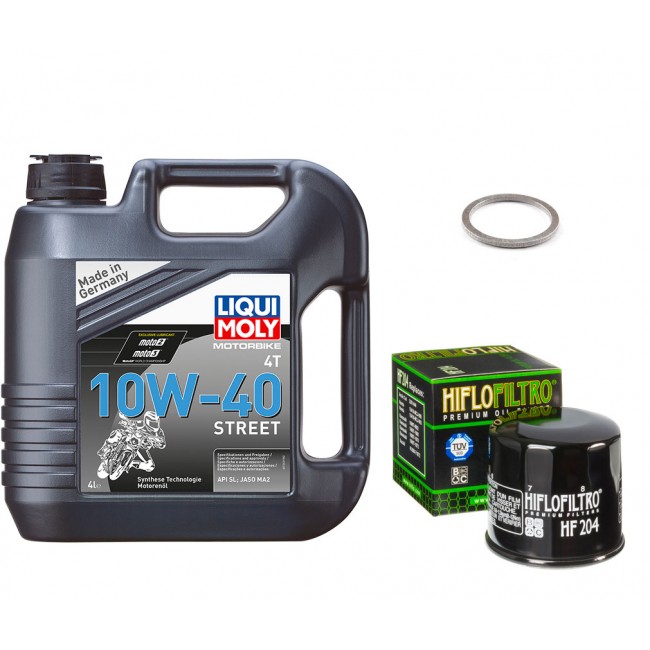 Pack Vidange Yamaha MT 07 2014 à 2019 - Liqui Moly Street