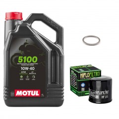 Pack Vidange Yamaha XSR700 - Motul 5100