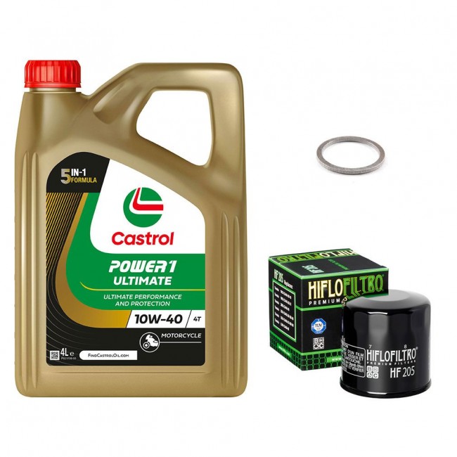 Pack Vidange Yamaha XSR 900 - Castrol Power 1 Ultimate