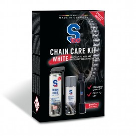 S100 PACK Entretien Chaine - Lubrifiant Blanc