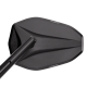 Rétroviseur de guidon HIGHSIDER pro Victory-X - noir - l'unité