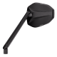 Rétroviseur de guidon HIGHSIDER pro Victory-X - noir - l'unité