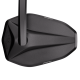 Rétroviseur d'embout de guidon HIGHSIDER pro Victory-Blast - noir - l'unité