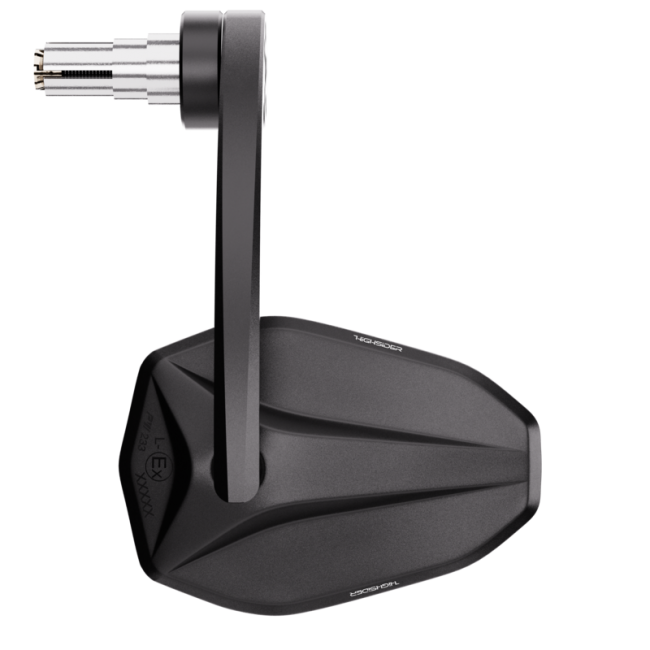 Rétroviseur d'embout de guidon HIGHSIDER pro Victory-Blast - noir - l'unité