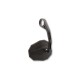 Rétroviseur d'embout de guidon HIGHSIDER smart Straight long - noir