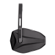 Rétroviseur d'embout de guidon HIGHSIDER pro Victory-X - noir - l'unité