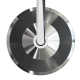 Rétroviseur embout de guidon HIGHSIDER pro Montana - chrome
