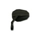 Rétroviseur d'embout de guidon HIGHSIDER smart Straight court - noir