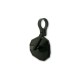 Rétroviseur d'embout de guidon HIGHSIDER smart Straight court - noir