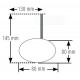 Rétroviseur d'embout de guidon HIGHSIDER smart rond - noir