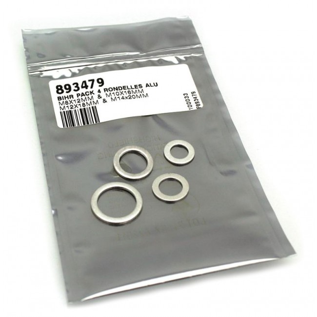 Pack De 10 Rondelles De Vidange En Aluminium - Compatibles Honda & Acura - Réf. 94109-12000