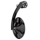 Rétroviseur d'embout de guidon HIGHSIDER pro Montana-Evo - noir - l'unité