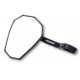 Rétroviseur d'embout de guidon HIGHSIDER pro Stealth-X6 long - noir - l'unité
