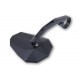 Rétroviseur d'embout de guidon HIGHSIDER pro Stealth-X6 long - noir - l'unité
