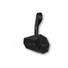 Rétroviseur d'embout de guidon HIGHSIDER pro Stealth-X6 long - noir - l'unité