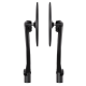 Rétroviseur de guidon HIGHSIDER pro Montana-Slim - noir - la paire