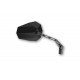 Rétroviseur de guidon HIGHSIDER pro Stealth-X1 - noir - la paire
