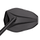 Rétroviseur de guidon HIGHSIDER pro Victory-X - noir - l'unité