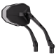 Rétroviseur de guidon HIGHSIDER pro Victory-Slim - noir - la paire