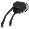 Rétroviseur de guidon HIGHSIDER pro Victory-Slim - noir - la paire