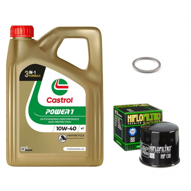 Pack Vidange Suzuki DL 800 V-Strom - Castrol Power 1