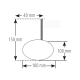Rétroviseur embout de guidon HIGHSIDER pro Classic - noir