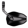 Rétroviseur d'embout de guidon HIGHSIDER pro Victory court - noir - l'unité