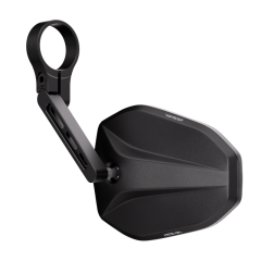 Rétroviseur d'embout de guidon HIGHSIDER pro Victory-Blast court - noir - l'unité