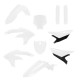 Kit plastique POLISPORT blanc