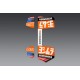 Jeu de stickers YOSHIMURA RS-12 - Orange