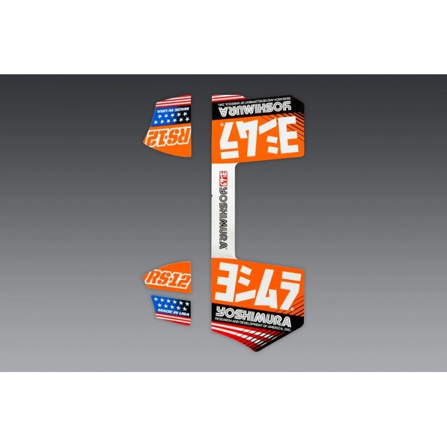 Jeu de stickers YOSHIMURA RS-12 - Orange