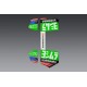 Jeu de stickers YOSHIMURA RS-12 - Vert